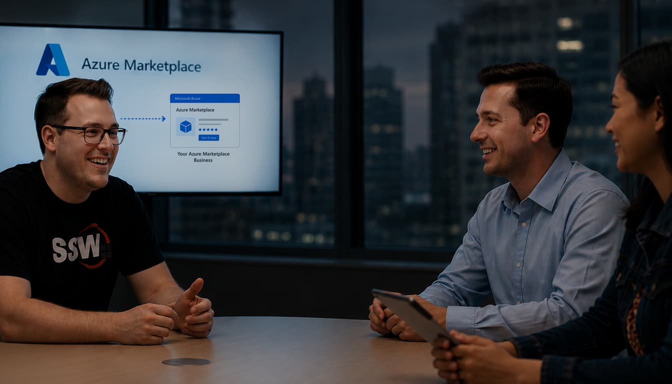 SSW Solution Architect helping a software vendor publish an Azure Marketplace offer
